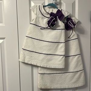 Matching Girls Janie & Jack Dresses with Coordinating Headbands